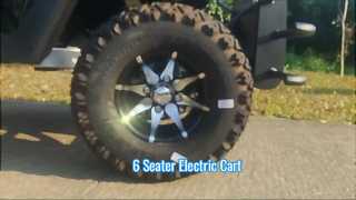 M1S4+2FF Giới thiệu Thiết kế mới Xe điện chơi gôn 6 chỗ ngồi chạy điện với pin 48v được chứng nhận Ce dành cho bạn