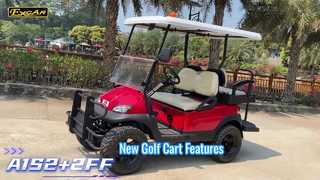 A1S2+2 Màu đỏ có lốp tăng chiều cao, ghế lật mới và cản trước