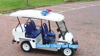 Xem: Xe Golf Điện 5 Chỗ Có Đèn Cảnh Báo Được Trang Bị Tủ Trưng Bày Pin Lithium 48V